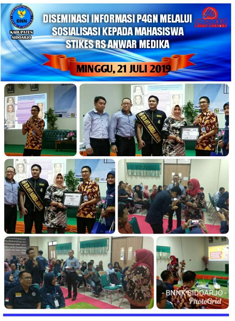 DISEMINASI INFORMASI P4GN MELALUI SOSIALISASI KEPADA MAHASISWA STIKES RS ANWAR MEDIKA DISEMINASI INFORMASI P4GN MELALUI SOSIALISASI KEPADA MAHASISWA STIKES RS ANWAR MEDIKA
