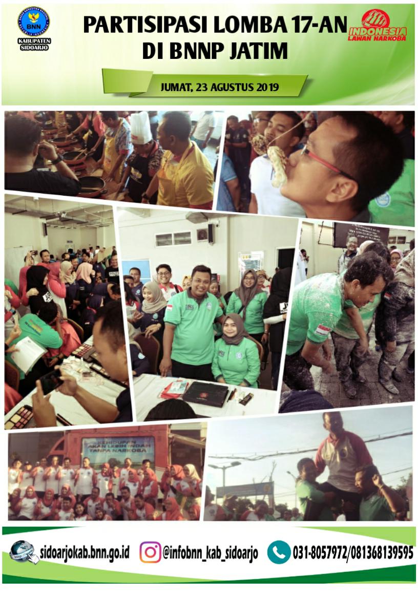 PARTISIPASI LOMBA 17-AN DI BNNP JATIM PARTISIPASI LOMBA 17-AN DI BNNP JATIM