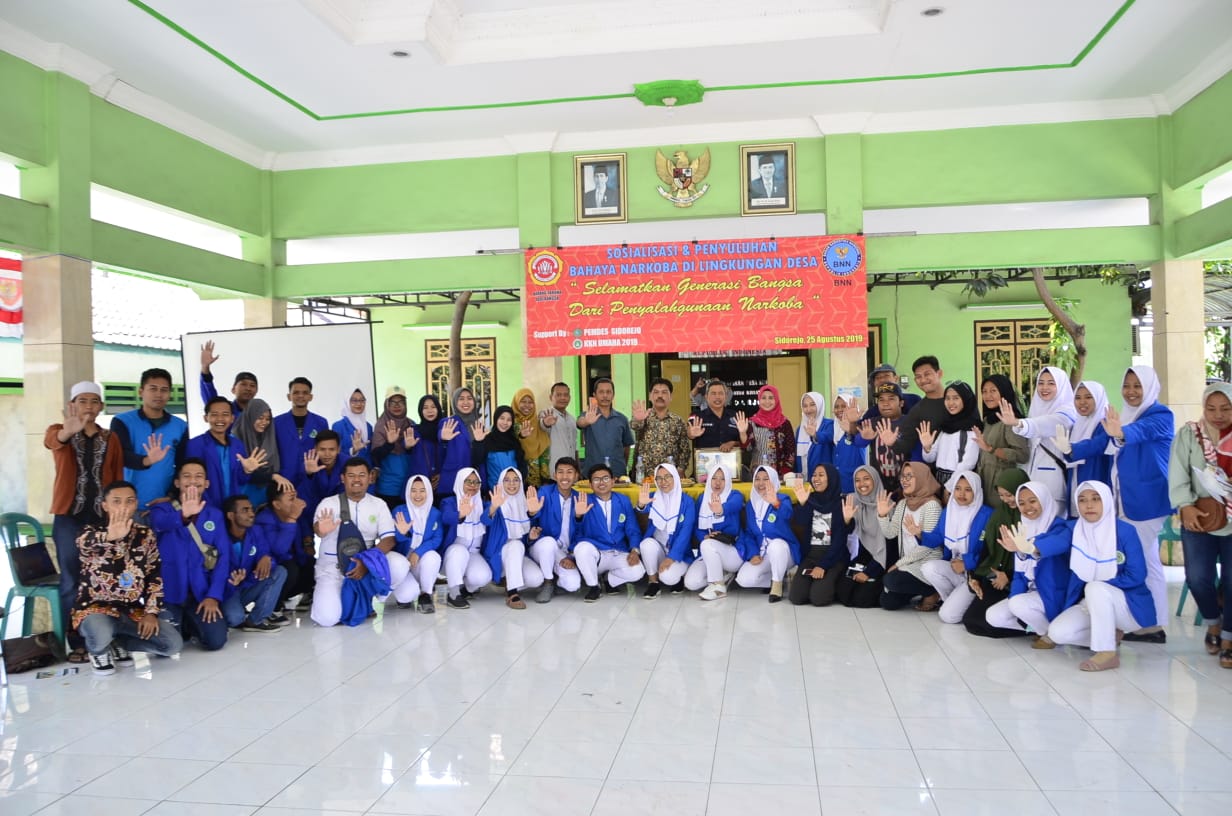DISEMINASI INFORMASI P4GN MELALUI SOSIALISASI KEPADA MAHASISWA KKN UMAHA 2019, PERANGKAT DESA DAN KARANG TARUNA DESA SIDOREJO KEC. KRIAN - SIDOARJO DISEMINASI INFORMASI P4GN MELALUI SOSIALISASI KEPADA MAHASISWA KKN UMAHA 2019, PERANGKAT DESA DAN KARANG TARUNA DESA SIDOREJO KEC. KRIAN - SIDOARJO