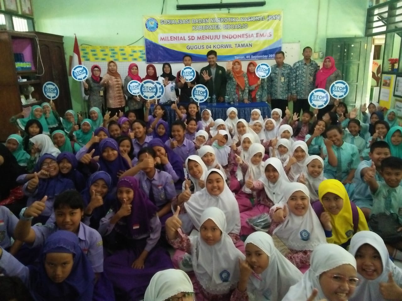 DISEMINASI INFORMASI P4GN MELALUI SOSIALISASI KEPADA MILENIAL SD MENUJU INDONESIA EMAS DI SDN WAGE 2 KEC. TAMAN KAB. SIDOARJO DISEMINASI INFORMASI P4GN MELALUI SOSIALISASI KEPADA MILENIAL SD MENUJU INDONESIA EMAS DI SDN WAGE 2 KEC. TAMAN KAB. SIDOARJO