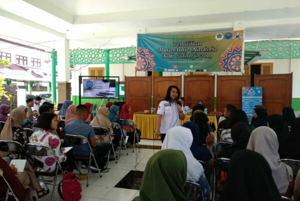 SOSIALISASI P4GN KEPADA PESERTA PEMILIHAN DUTA ANTI NARKOBA KABUPATEN SIDOARJO