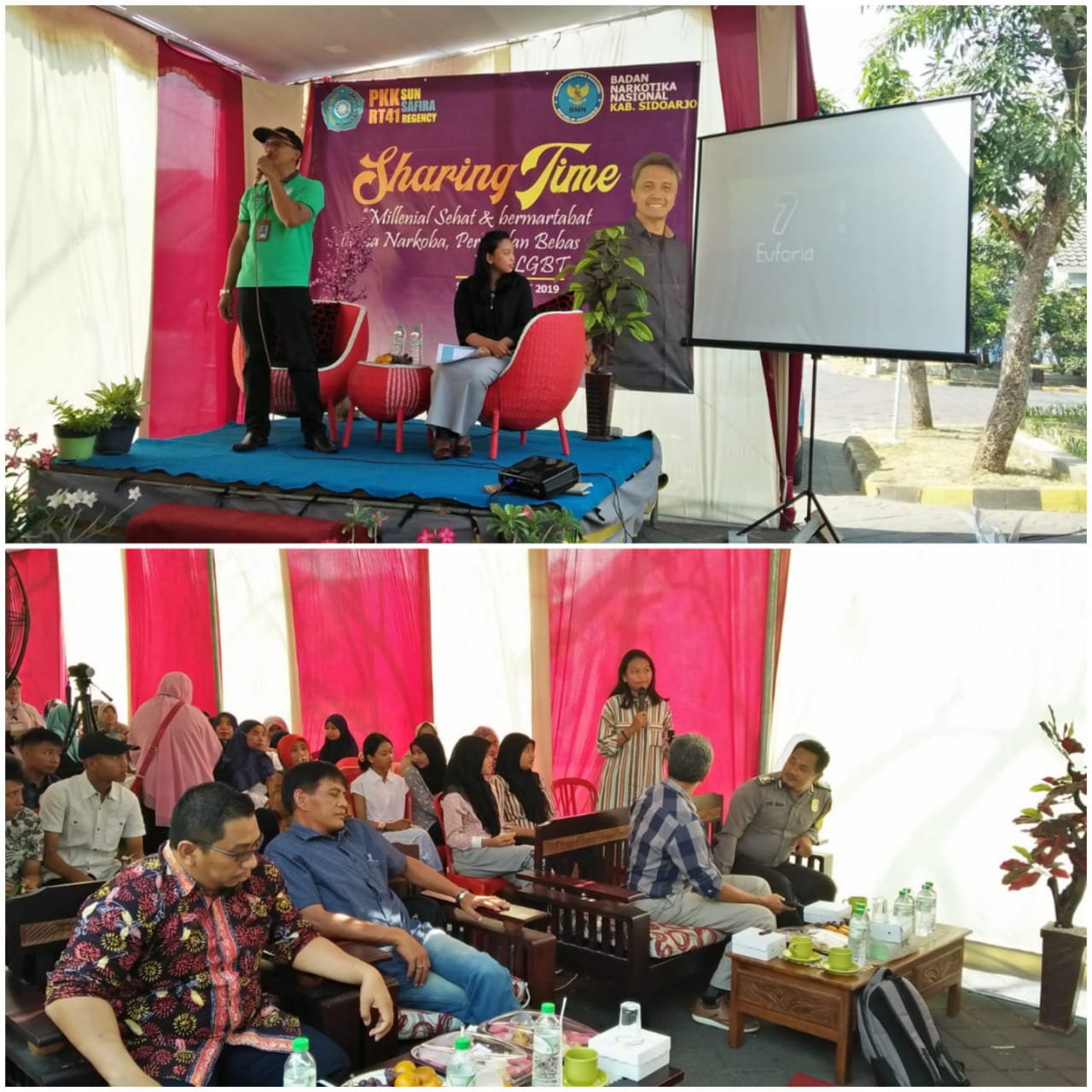 SOSIALISASI BAHAYA NARKOBA BAGI MASYARAKAT DI PERUMAHAN SUN SAFIRA REGENCY KECAMATAN BUDURAN KABUPATEN SIDOARJO SOSIALISASI BAHAYA NARKOBA BAGI MASYARAKAT DI PERUMAHAN SUN SAFIRA REGENCY KECAMATAN BUDURAN KABUPATEN SIDOARJO