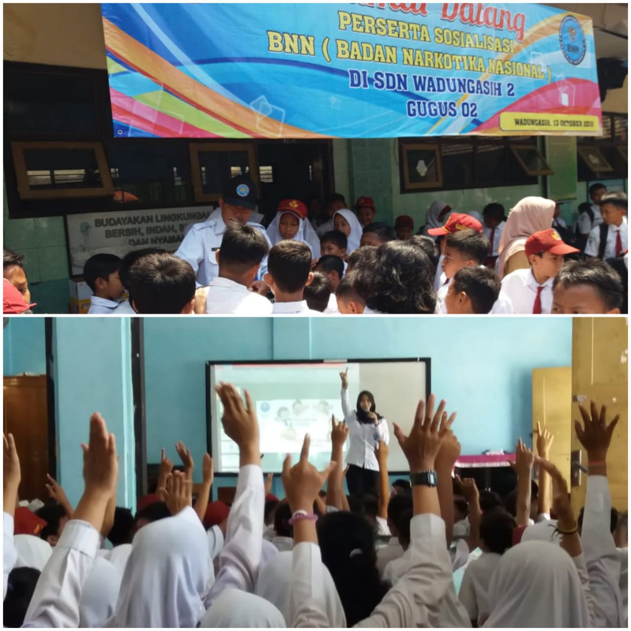 SOSIALISASI BAHAYA NARKOBA BAGI PELAJAR DI SDN WADUNGASIH 2 KEC. BUDURAN KABUPATEN SIDOARJO SOSIALISASI BAHAYA NARKOBA BAGI PELAJAR DI SDN WADUNGASIH 2 KEC. BUDURAN KABUPATEN SIDOARJO