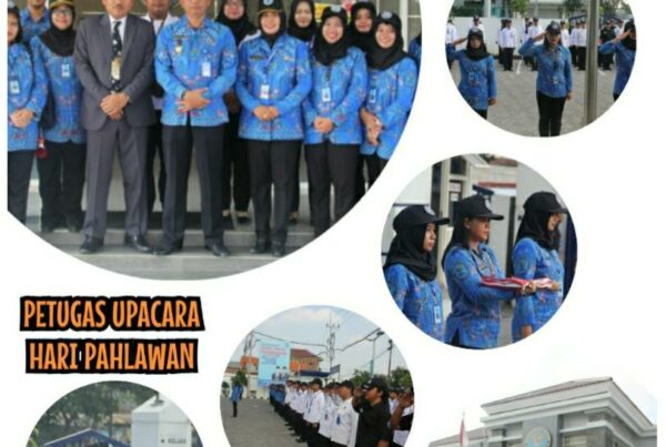 BNNK SIDOARJO MENJADI PETUGAS UPACARA HARI PAHLAWAN 10 NOVEMBER 2019 DI BNNP JATIM