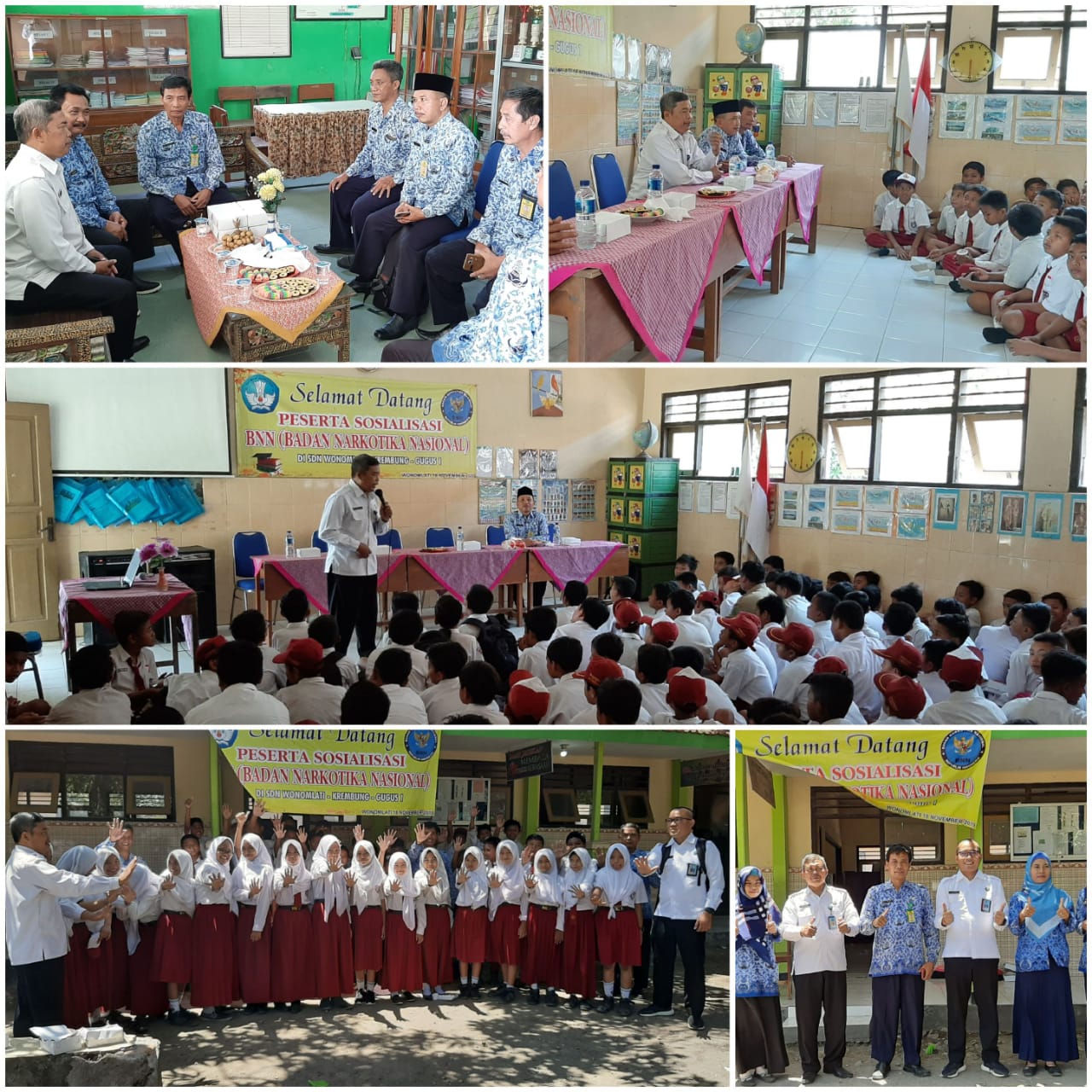 DISEMINASI INFORMASI P4GN MELALUI TATAP MUKA KEPADA PELAJAR KELAS VI DARI 9 SEKOLAH DASAR DI SDN WONOMLATI 1 KEC. KREMBUNG KAB. SIDOARJO DISEMINASI INFORMASI P4GN MELALUI TATAP MUKA KEPADA PELAJAR KELAS VI DARI 9 SEKOLAH DASAR DI SDN WONOMLATI 1 KEC. KREMBUNG KAB. SIDOARJO