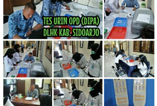 PEMERIKSAAN URINE SKRINING DI DINAS KEBERSIHAN DAN LING. HIDUP KAB. SIDOARJO