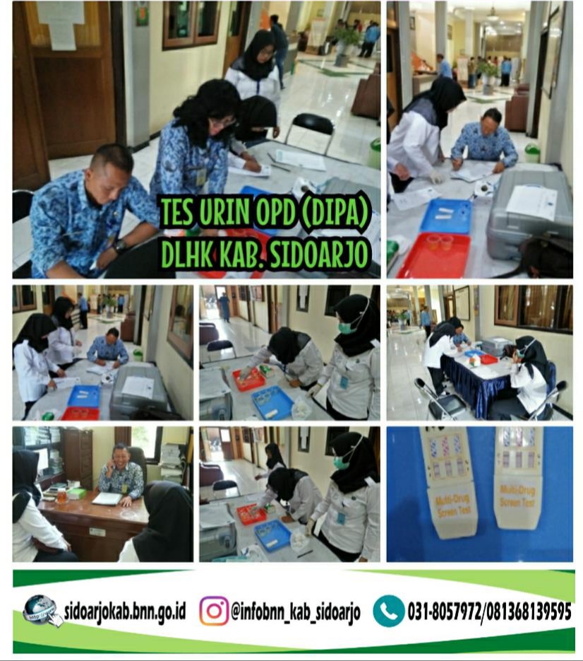 PEMERIKSAAN URINE SKRINING DI DINAS KEBERSIHAN DAN LING. HIDUP KAB. SIDOARJO PEMERIKSAAN URINE SKRINING DI DINAS KEBERSIHAN DAN LING. HIDUP KAB. SIDOARJO