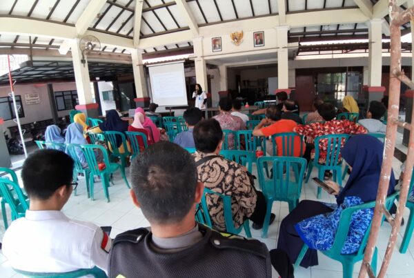 DISEMINASI INFORMASI P4GN MELALUI TATAP MUKA KEPADA MASYARAKAT KEC. KRIAN KAB. SIDOARJO