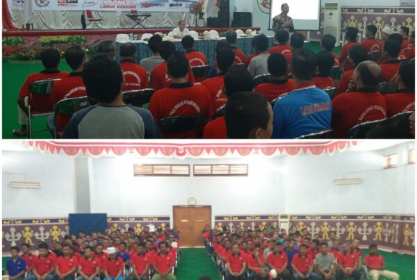 KEPALA BNNK SIDOARJO MENJADI NARASUMBER PADA SOSIALISASI P4GN PADA WARGA BINAAN LAPAS KLAS 1 SURABAYA DI PORONG SIDOARJO