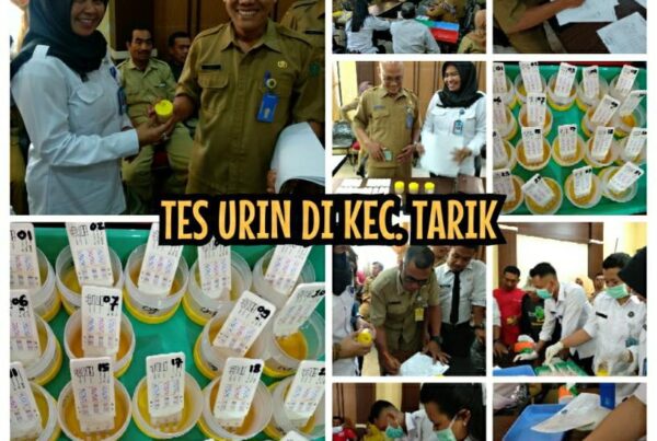 PEMERIKSAAN URINE SKRINING DI KECAMATAN TARIK, KABUPATEN SIDOARJO