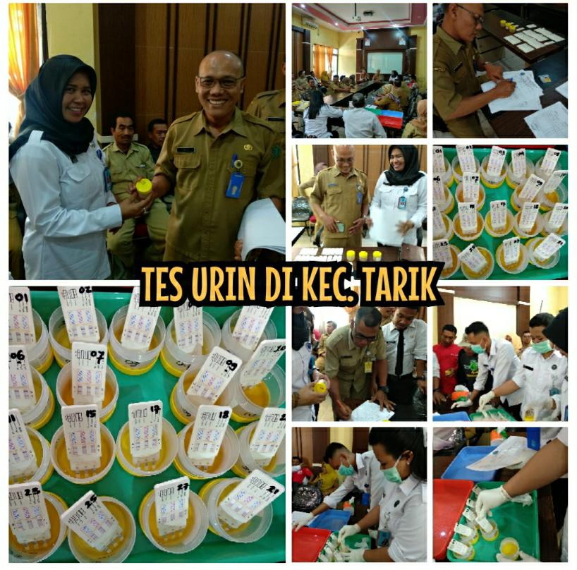 PEMERIKSAAN URINE SKRINING DI KECAMATAN TARIK, KABUPATEN SIDOARJO PEMERIKSAAN URINE SKRINING DI KECAMATAN TARIK, KABUPATEN SIDOARJO