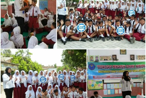 DISEMINASI INFORMASI P4GN MELALUI TATAP MUKA KEPADA PELAJAR DARI 4 SEKOLAH DASAR YANG DIADAKAN DI SD KEPATIHAN II KEC. TULANGAN KAB. SIDOARJO