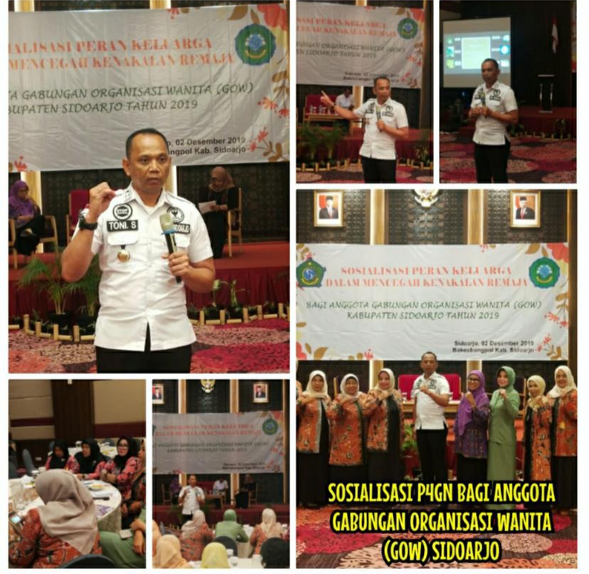 SOSIALISASI P4GN BAGI ANGGOTA GABUNGAN ORGANISASI WANITA (GOW) SIDOARJO SOSIALISASI P4GN BAGI ANGGOTA GABUNGAN ORGANISASI WANITA (GOW) SIDOARJO