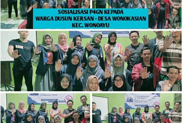 DISEMINASI INFORMASI P4GN MELALUI TATAP MUKA KEPADA WARGA DUSUN KERSAN - DESA WONOKASIAN KEC. WONOAYU KAB. SIDOARJO DISEMINASI INFORMASI P4GN MELALUI TATAP MUKA KEPADA WARGA DUSUN KERSAN - DESA WONOKASIAN KEC. WONOAYU KAB. SIDOARJO