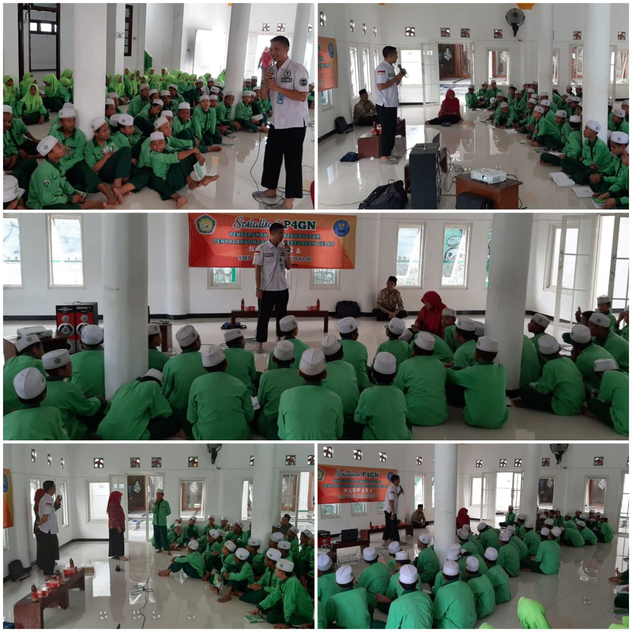 DISEMINASI INFORMASI P4GN MELALUI TATAP MUKA KEPADA PELAJAR KELAS VII SMP PLUS ARRAUDHOH KEC. SEDATI KAB. SIDOARJO DISEMINASI INFORMASI P4GN MELALUI TATAP MUKA KEPADA PELAJAR KELAS VII SMP PLUS ARRAUDHOH KEC. SEDATI KAB. SIDOARJO