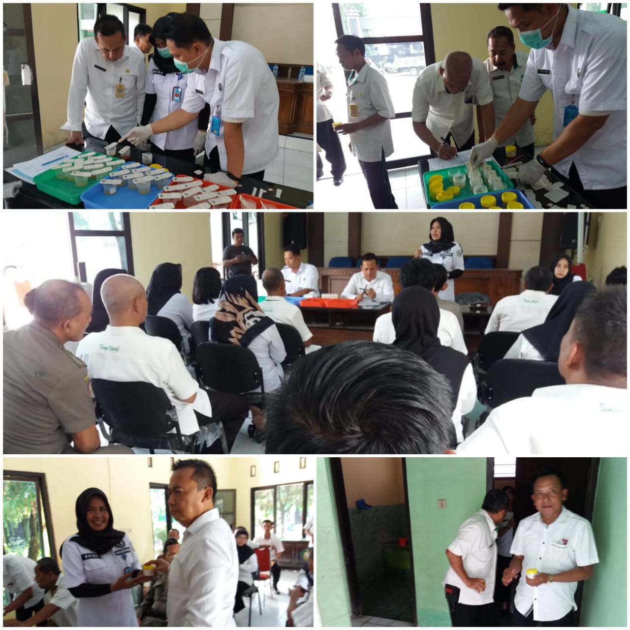 PEMERIKSAAN URINE SKRINING DI KECAMATAN PORONG, KABUPATEN SIDOARJO PEMERIKSAAN URINE SKRINING DI KECAMATAN PORONG, KABUPATEN SIDOARJO