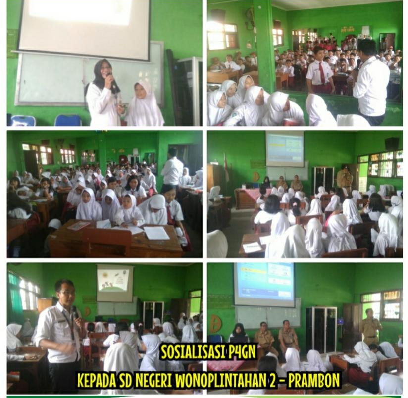 DISEMINASI INFORMASI P4GN MELALUI TATAP MUKA KEPADA PELAJAR SDN WONOPLINTAHAN 2 PRAMBON DISEMINASI INFORMASI P4GN MELALUI TATAP MUKA KEPADA PELAJAR SDN WONOPLINTAHAN 2 PRAMBON