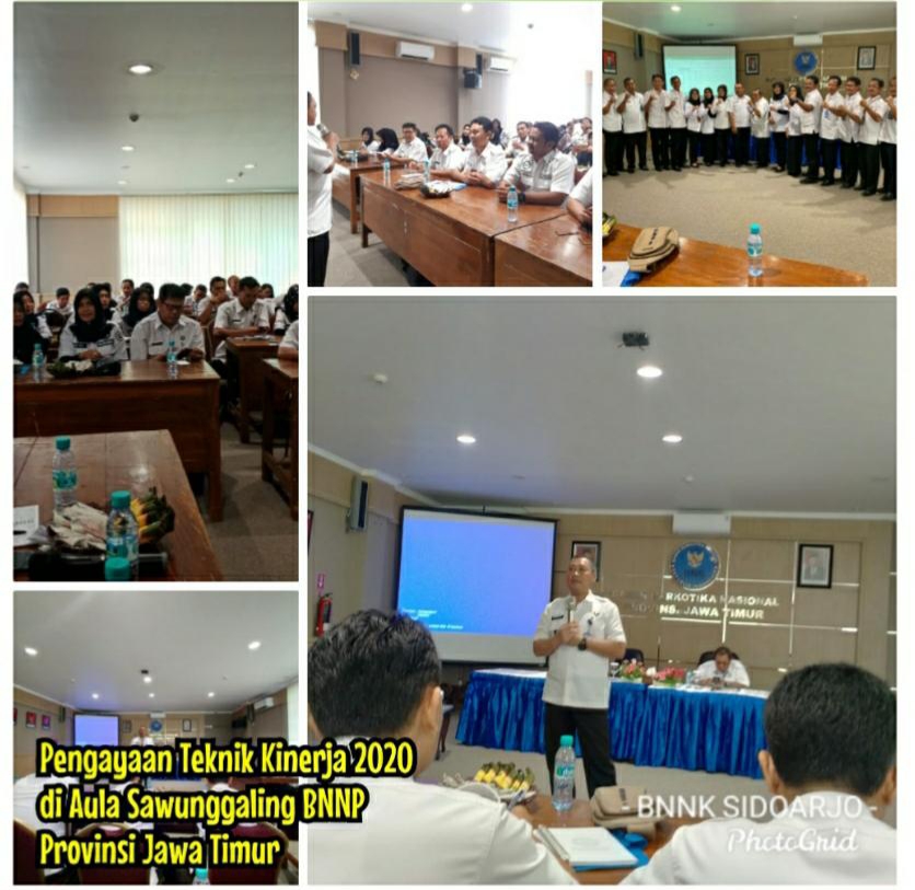 PENGAYAAN TEKNIK KINERJA 2020 DI BNNP PROVINSI JAWA TIMUR PENGAYAAN TEKNIK KINERJA 2020 DI BNNP PROVINSI JAWA TIMUR