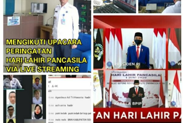 APEL ONLINE DAN MENGIKUTI UPACARA PERINGATAN HARI LAHIR PANCASILA OLEH SELURUH PEGAWAI VIA LIVE STREAMING APEL ONLINE DAN MENGIKUTI UPACARA PERINGATAN HARI LAHIR PANCASILA OLEH SELURUH PEGAWAI VIA LIVE STREAMING