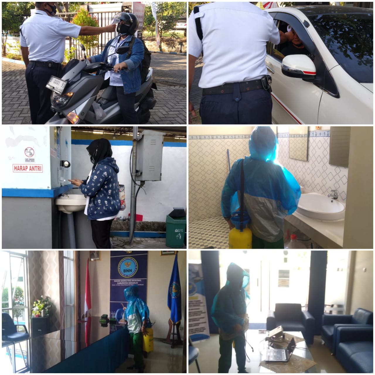 PELAKSANAAN SOP PROTOKOL KESEHATAN COVID-19 BNNK SIDOARJO PELAKSANAAN SOP PROTOKOL KESEHATAN COVID-19 BNNK SIDOARJO