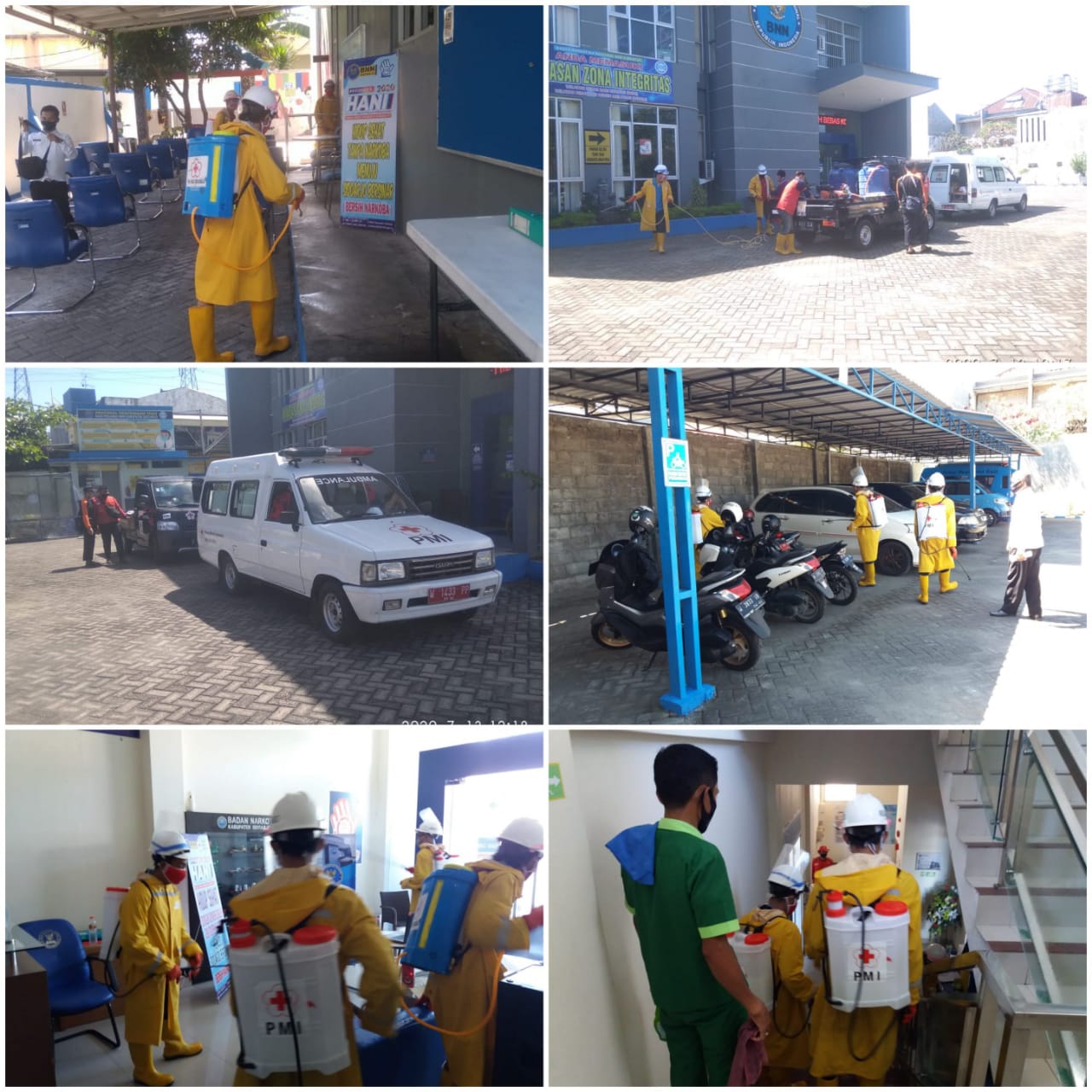 PENYEMPROTAN DISINFEKTAN KANTOR BNNK SIDOARJO OLEH PMI SIDOARJO PENYEMPROTAN DISINFEKTAN KANTOR BNNK SIDOARJO OLEH PMI SIDOARJO