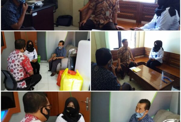 KOORDINASI DENGAN BAKESBANGPOL SIDOARJO