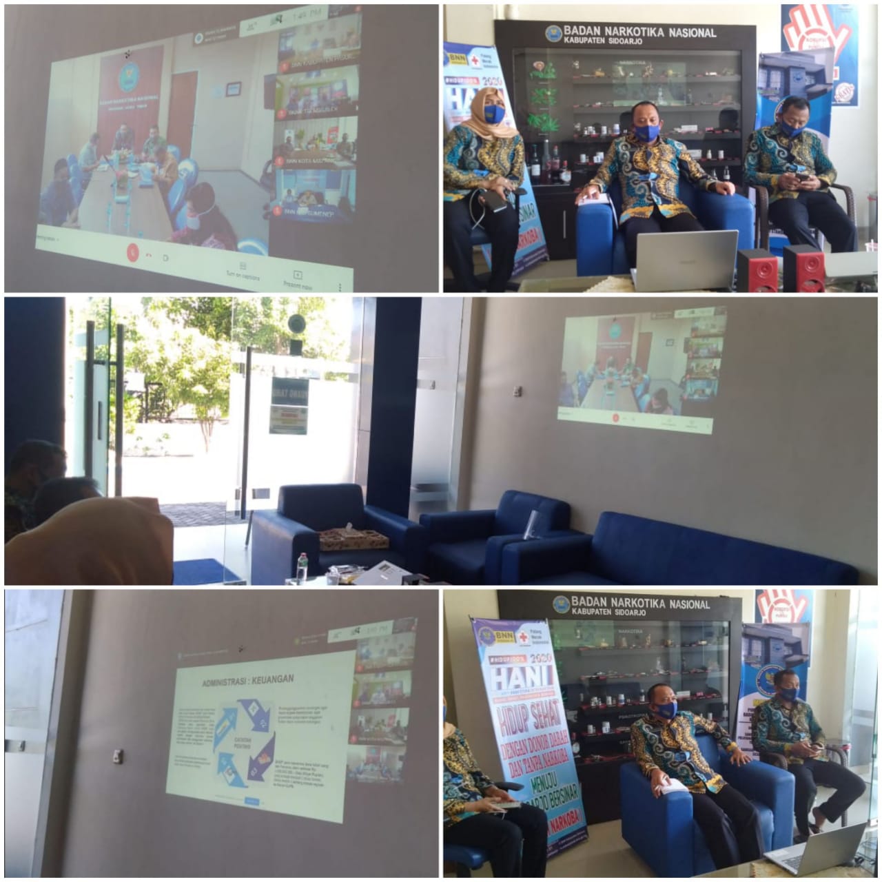 MONEV VIRTUAL BERSAMA BNNP JATIM DAN JAJARAN BNN KAB/ KOTA SE JATIM MONEV VIRTUAL BERSAMA BNNP JATIM DAN JAJARAN BNN KAB/ KOTA SE JATIM