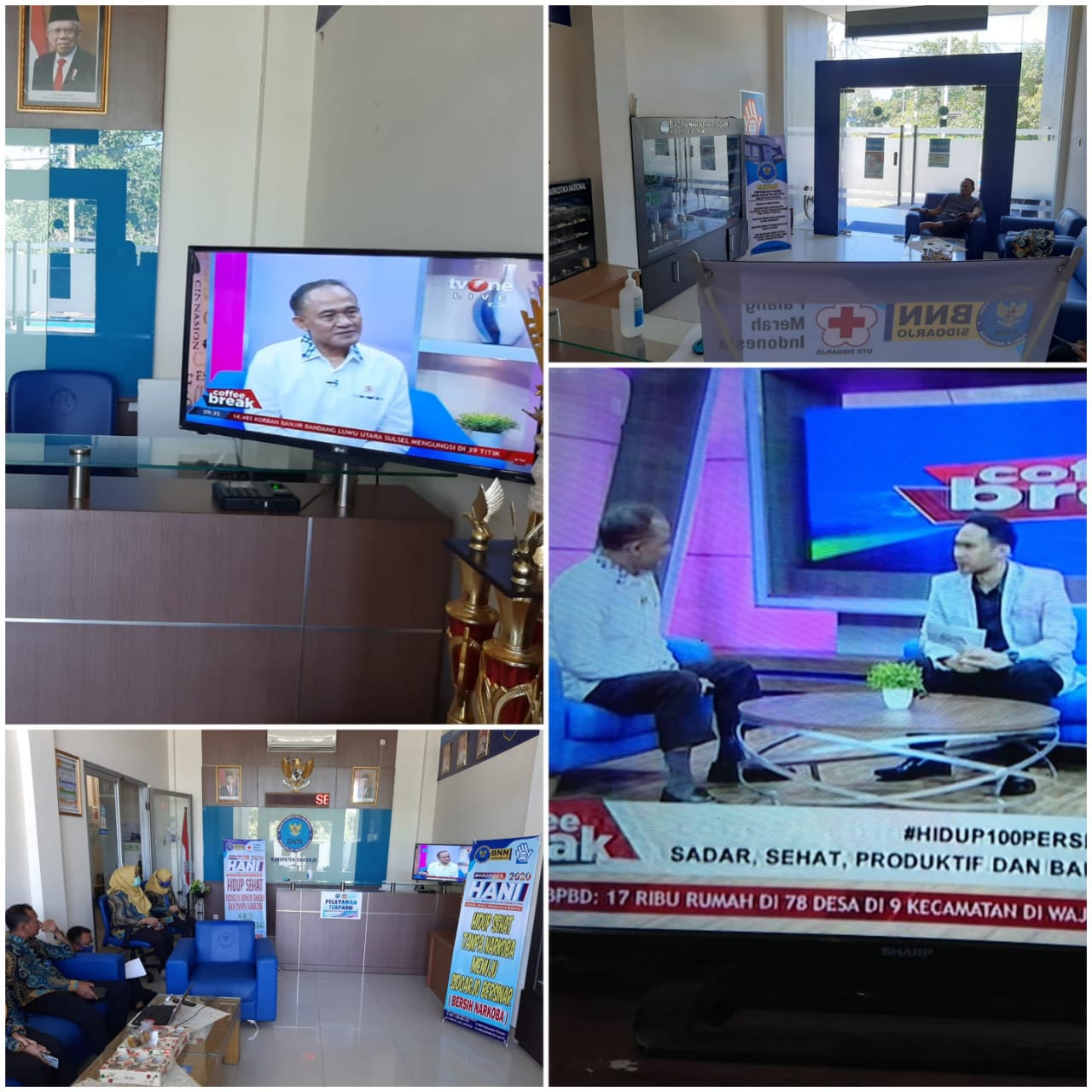 KEPALA BNNK SIDOARJO MENGIKUTI ACARA / NOBAR TALK SHOW #HIDUP 100% OLEH KEPALA BNN RI KEPALA BNNK SIDOARJO MENGIKUTI ACARA / NOBAR TALK SHOW #HIDUP 100% OLEH KEPALA BNN RI