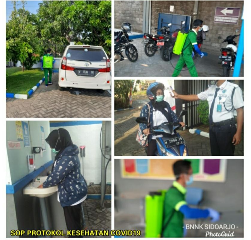 PELAKSANAAN SOP PROTOKOL KESEHATAN COVID-19 BNNK SIDOARJO PELAKSANAAN SOP PROTOKOL KESEHATAN COVID-19 BNNK SIDOARJO
