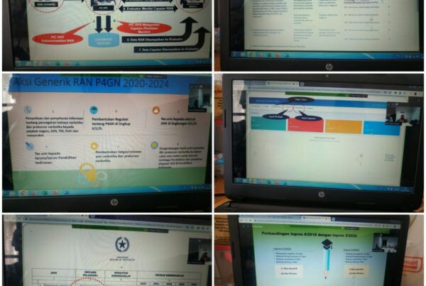SOSIALISASI VIRTUAL APLIKASI INPRES 2/2020 OLEH PELAPORAN BIROREN BNN RI