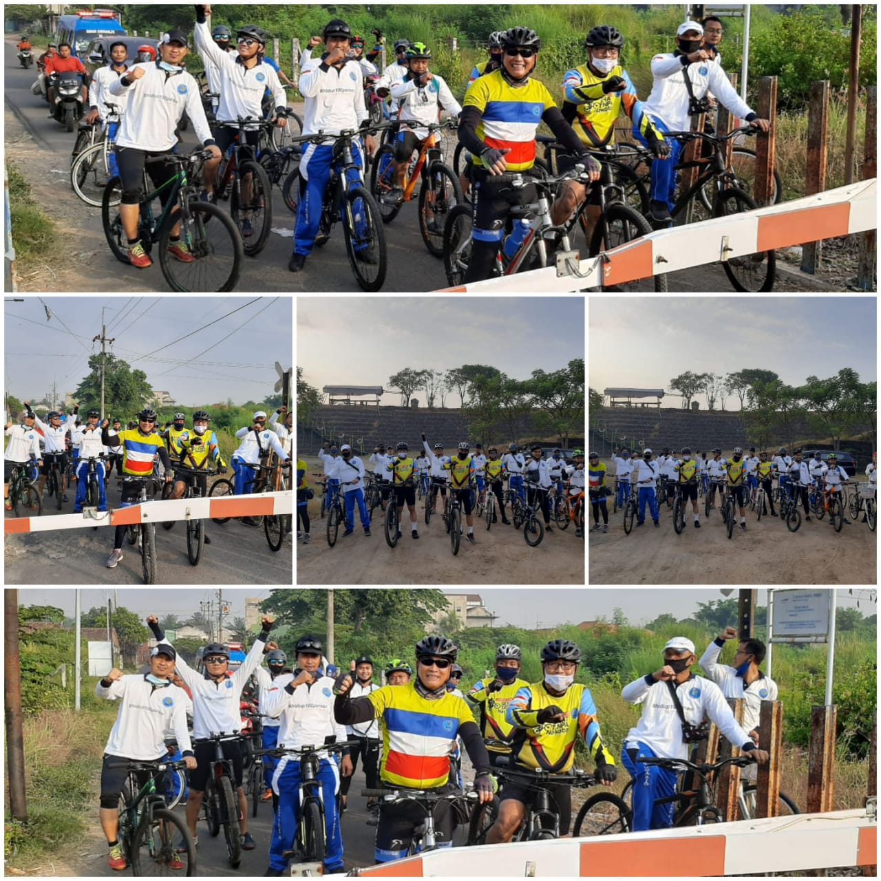 PEMBINAAN JASMANI PEGAWAI BNNK SIDOARJO BERUPA SENAM DAN GOWES BERSAMA KEPALA BNNP JATIM, BNNK GRESIK PEMBINAAN JASMANI PEGAWAI BNNK SIDOARJO BERUPA SENAM DAN GOWES BERSAMA KEPALA BNNP JATIM, BNNK GRESIK