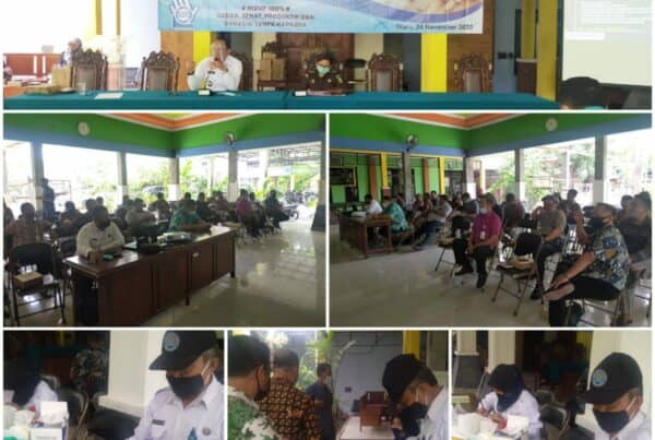 SOSIALISASI P4GN DAN URINE SKRINING BAGI KADES, KAKEL, SEKDES, DAN SEKKEL SE KECAMATAN WARU