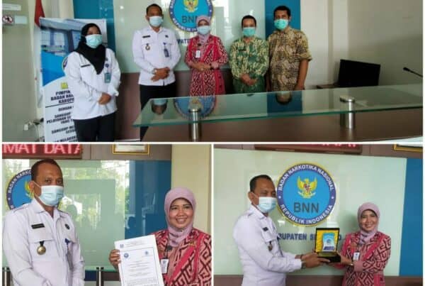 PENANDATANGANAN MOU SMK NEGERI 2 SIDOARJO DENGAN BNNK SIDOARJO