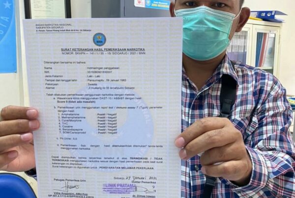 PELAYANAN PNBP SKHPN DI KLINIK PRATAMA BNNK SIDOARJO