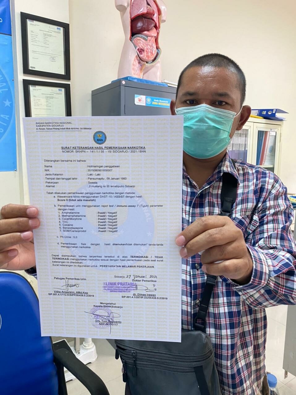 PELAYANAN PNBP SKHPN DI KLINIK PRATAMA BNNK SIDOARJO PELAYANAN PNBP SKHPN DI KLINIK PRATAMA BNNK SIDOARJO