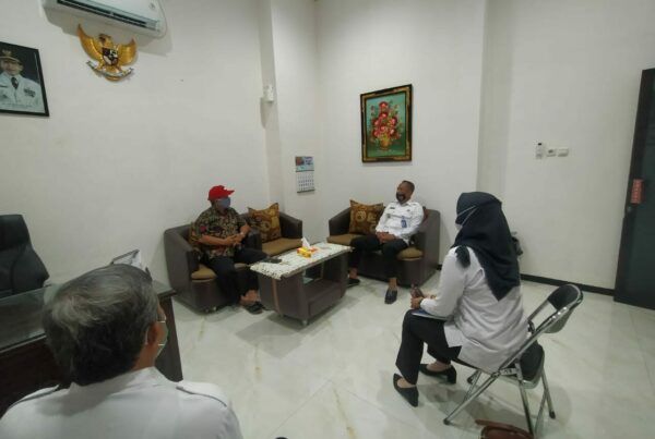 KOORDINASI KUNKER KEPALA BNNK SIDOARJO KE DESA BUNGURASIH TERKAIT DESA BERSINAR