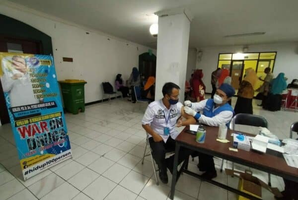 VAKSINASI COVID TAHAP I KEPADA PEGAWAI BNNK SIDOARJO OLEH DINKES KAB. SIDOARJO