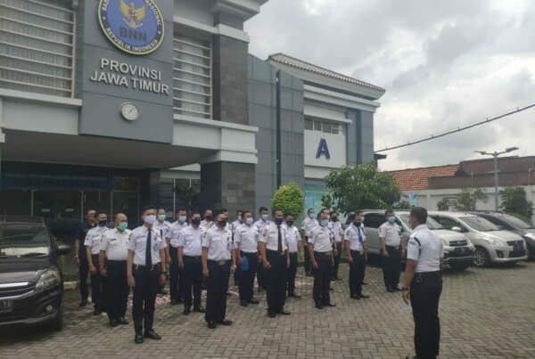 MONITORING DAN EVALUASI BIDANG RUMAH TANGGA, KEAMANAN DAN KETERTIBAN DI LINGKUNGAN KANTOR BAGI ANGGOTA SATPAM