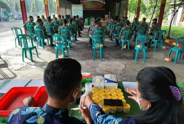 DISEMINASI INFORMASI P4GN MELALUI SOSIALISASI DAN PEMERIKSAAN URIN SKRINING KOMPI KAVALERI 3 DISEMINASI INFORMASI P4GN MELALUI SOSIALISASI DAN PEMERIKSAAN URIN SKRINING KOMPI KAVALERI 3
