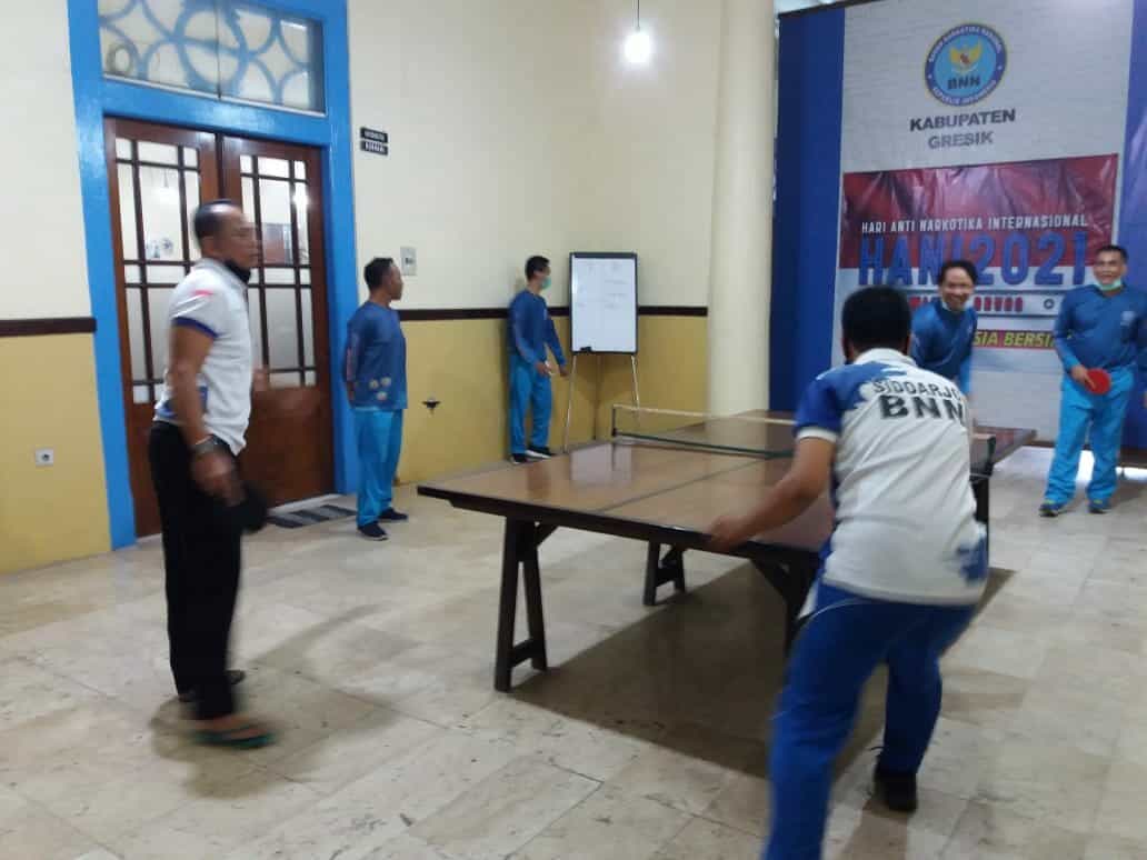PERTANDINGAN TENIS MEJA ANTARA BNNK GRESIK DAN BNNK SIDOARJO PERTANDINGAN TENIS MEJA ANTARA BNNK GRESIK DAN BNNK SIDOARJO