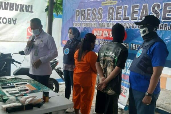 PRESS RELEASE UNGKAP KASUS NARKOTIKA BNNK SIDOARJO