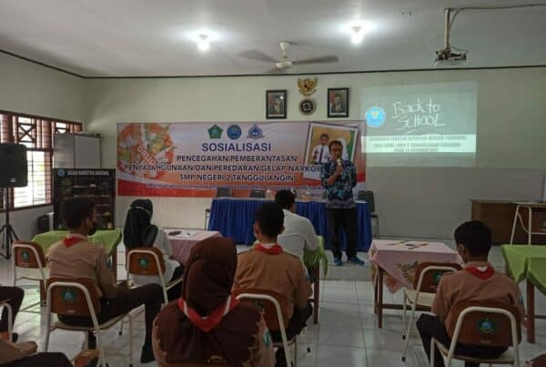 DISEMINASI INFORMASI P4GN MELALUI TATAP MUKA KEPADA PELAJAR SMP NEGERI 2 TANGGULANGIN SIDOARJO DISEMINASI INFORMASI P4GN MELALUI TATAP MUKA KEPADA PELAJAR SMP NEGERI 2 TANGGULANGIN SIDOARJO