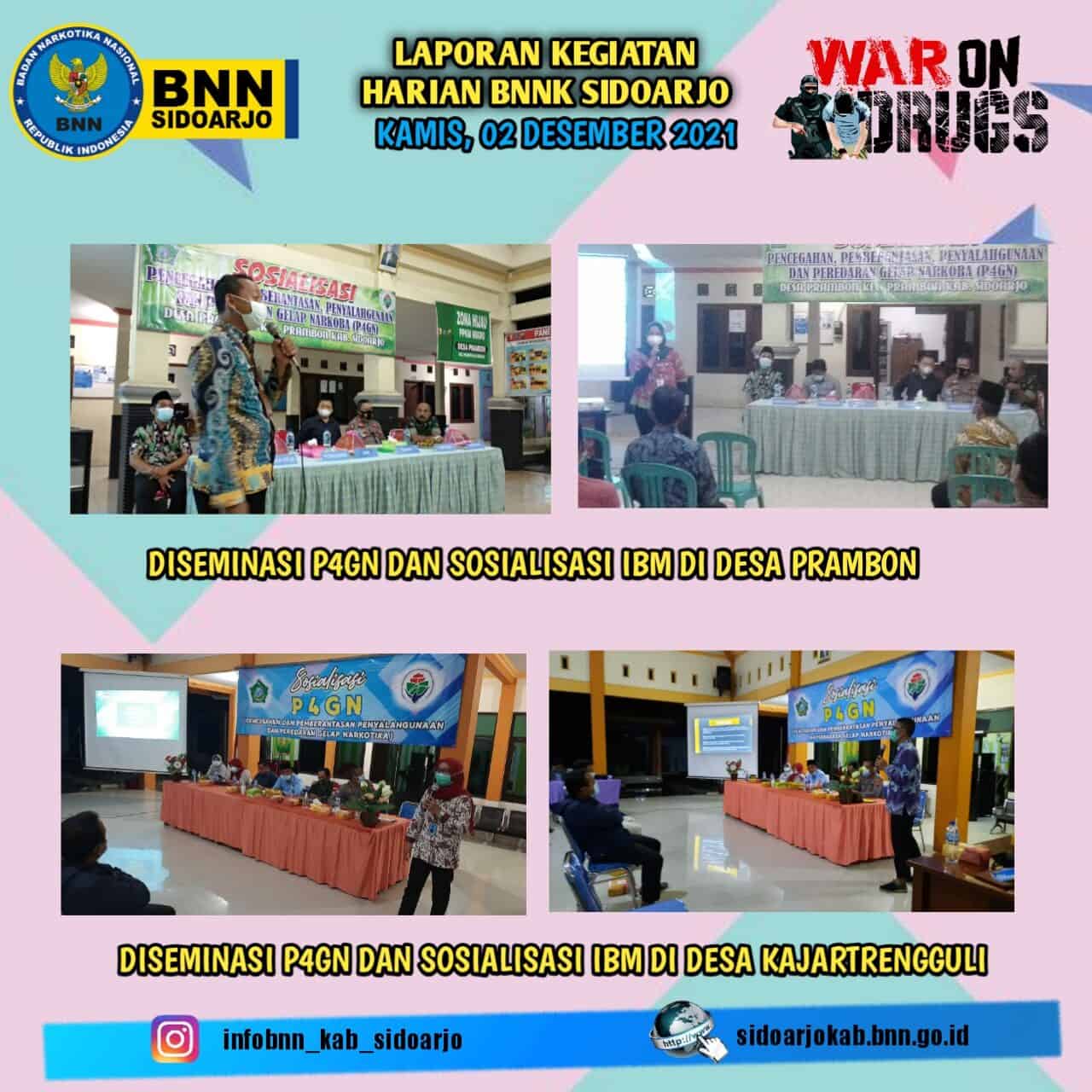 DISEMINASI P4GN DAN SOSIALISASI IBM DI DESA PRAMBON DAN DESA KAJARTRENGGULI DISEMINASI P4GN DAN SOSIALISASI IBM DI DESA PRAMBON DAN DESA KAJARTRENGGULI