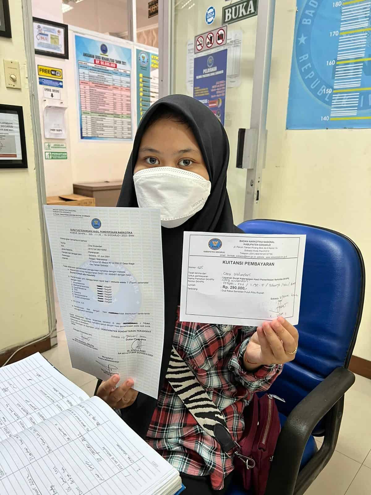 PELAYANAN PNBP SKHPN DI KLINIK PRATAMA BNNK SIDOARJO PELAYANAN PNBP SKHPN DI KLINIK PRATAMA BNNK SIDOARJO