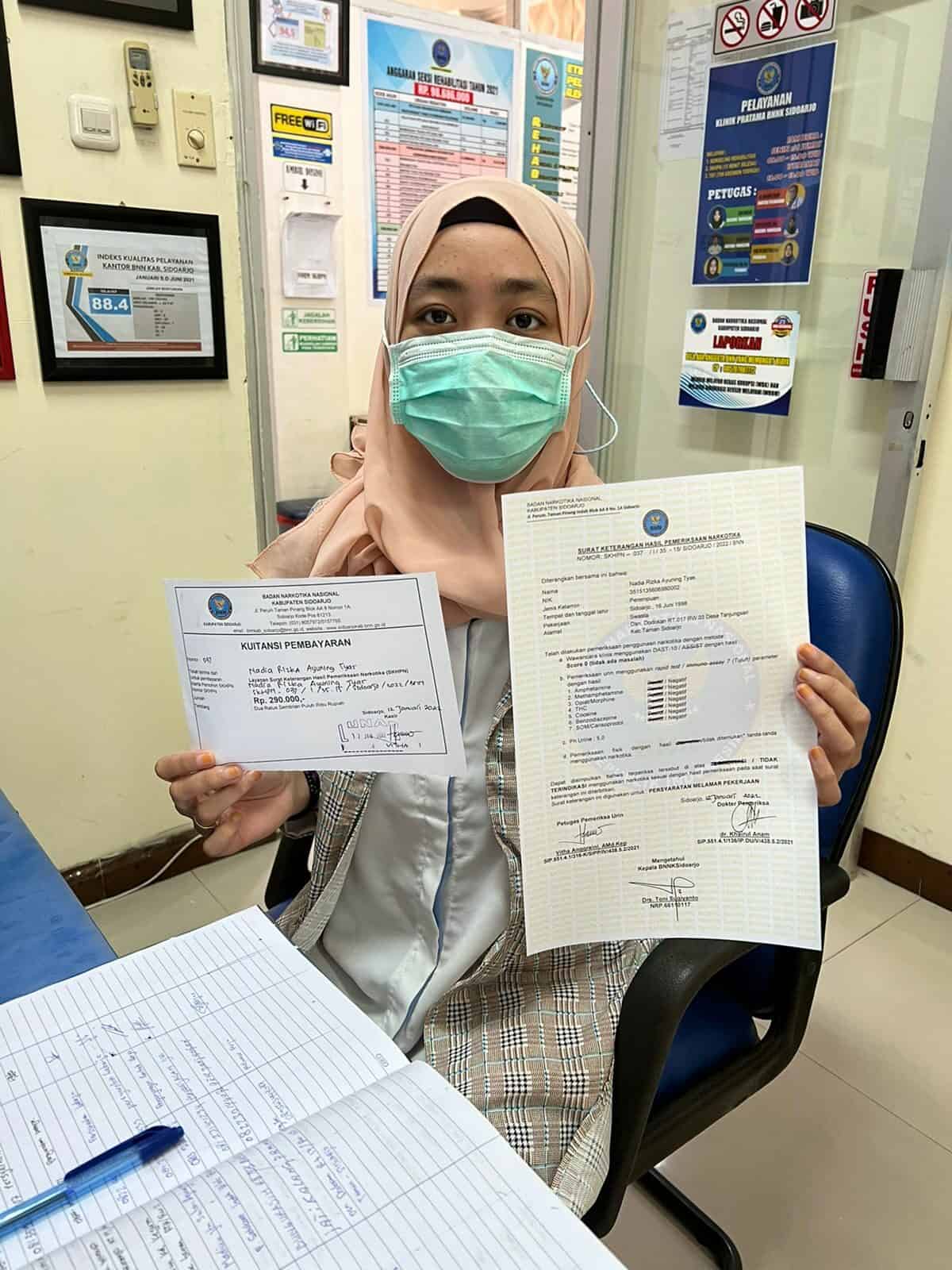 PELAYANAN PNBP SKHPN DI KLINIK PRATAMA BNNK SIDOARJO PELAYANAN PNBP SKHPN DI KLINIK PRATAMA BNNK SIDOARJO