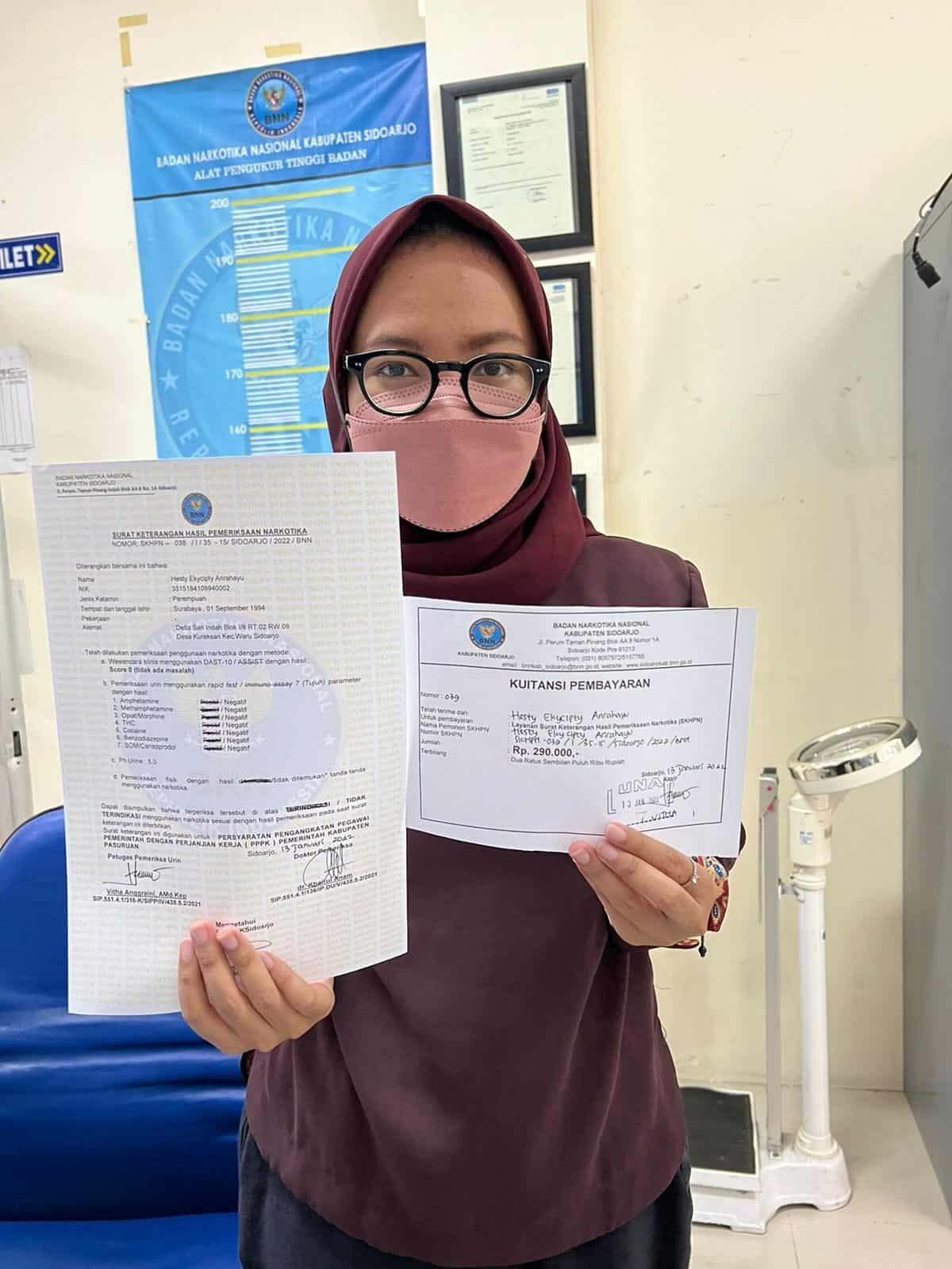 PELAYANAN PNBP SKHPN DI KLINIK PRATAMA BNNK SIDOARJO PELAYANAN PNBP SKHPN DI KLINIK PRATAMA BNNK SIDOARJO