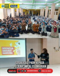 SOSIALISASI P4GN KEPADA PELAJAR SMP AL ISLAM KRIAN