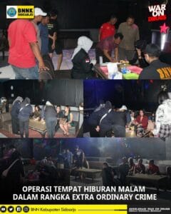 OPERASI TEMPAT HIBURAN MALAM DALAM RANGKA EXTRA ORDINARY CRIME